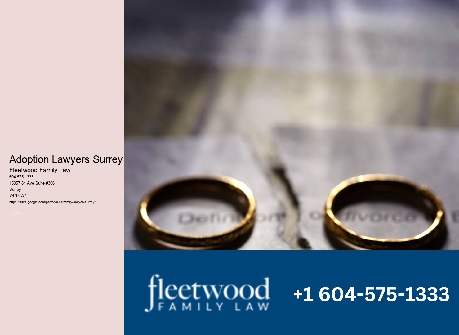 Adoption Lawyers Surrey Legal Separation Attorneys