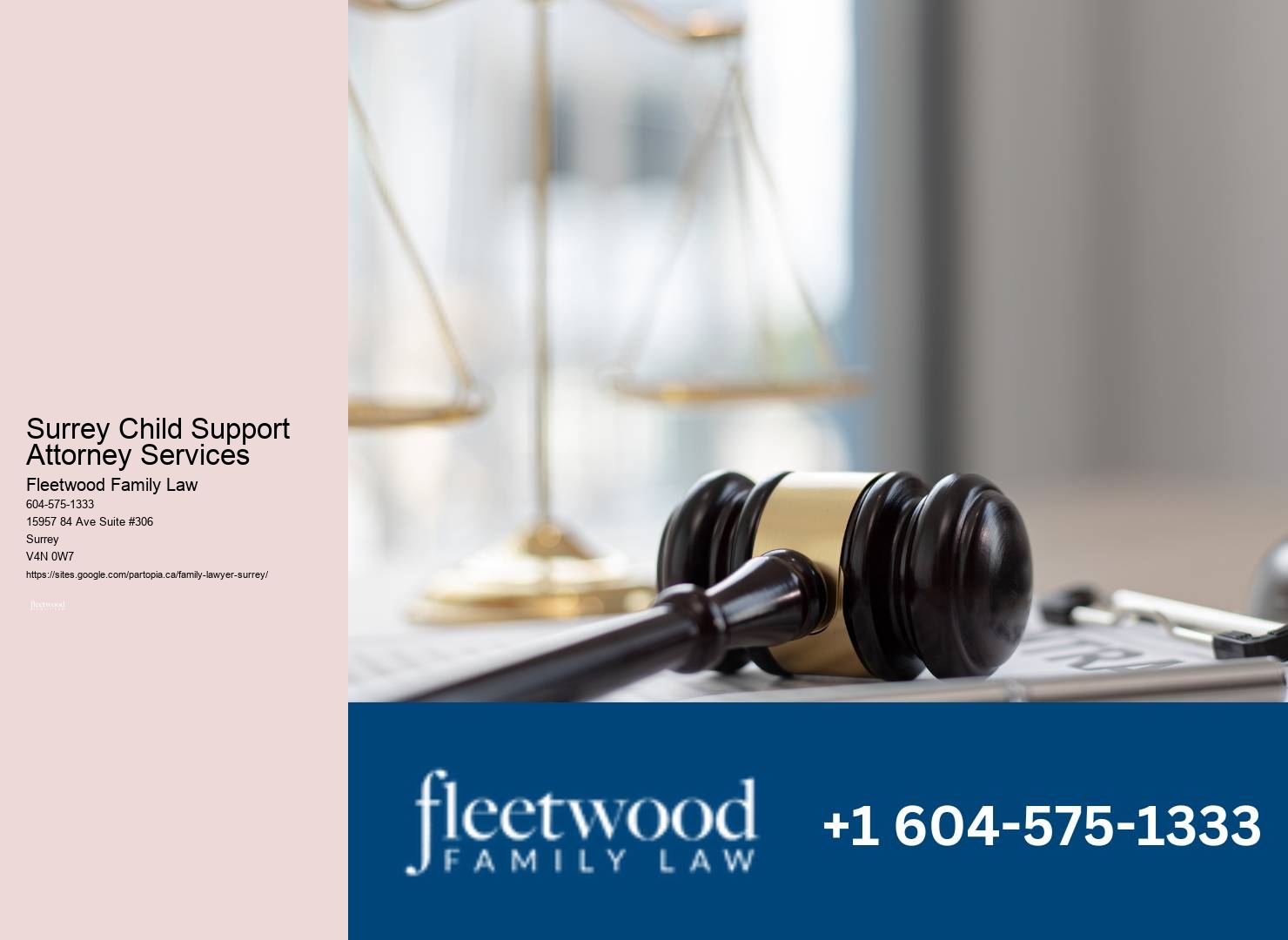 Surrey Child Support Attorney Services Family Lawyer Contact