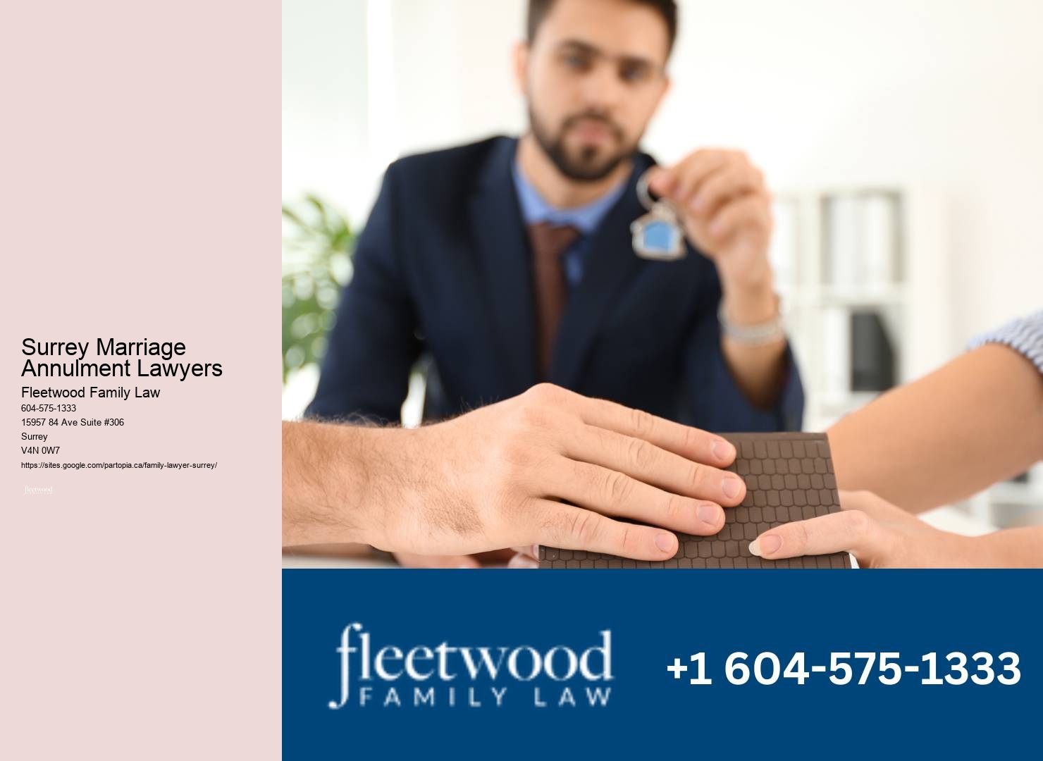 Surrey Marriage Annulment Lawyers Divorce and Child Custody