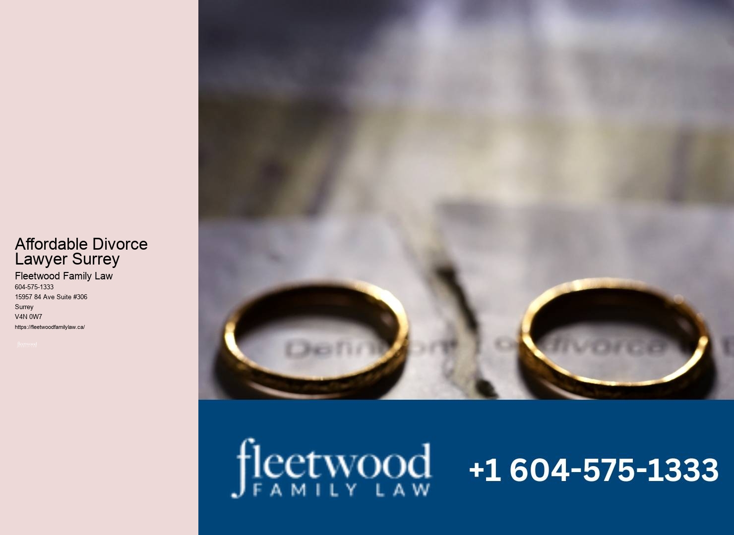 Family Law Consultation Affordable Divorce Lawyer Surrey