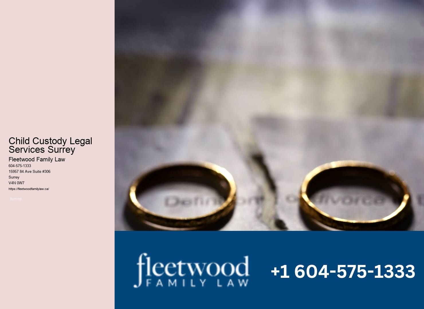 Child Custody Legal Services Surrey Child Custody Lawyer Recommendations