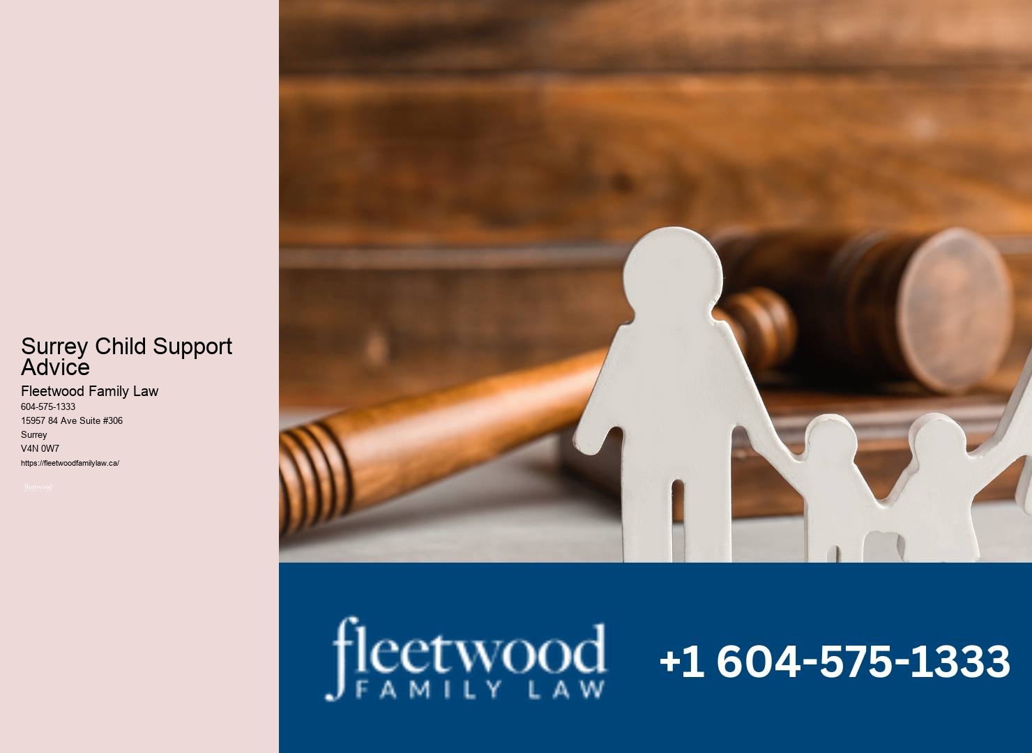 Surrey Child Support Advice Family Law Expert Advice