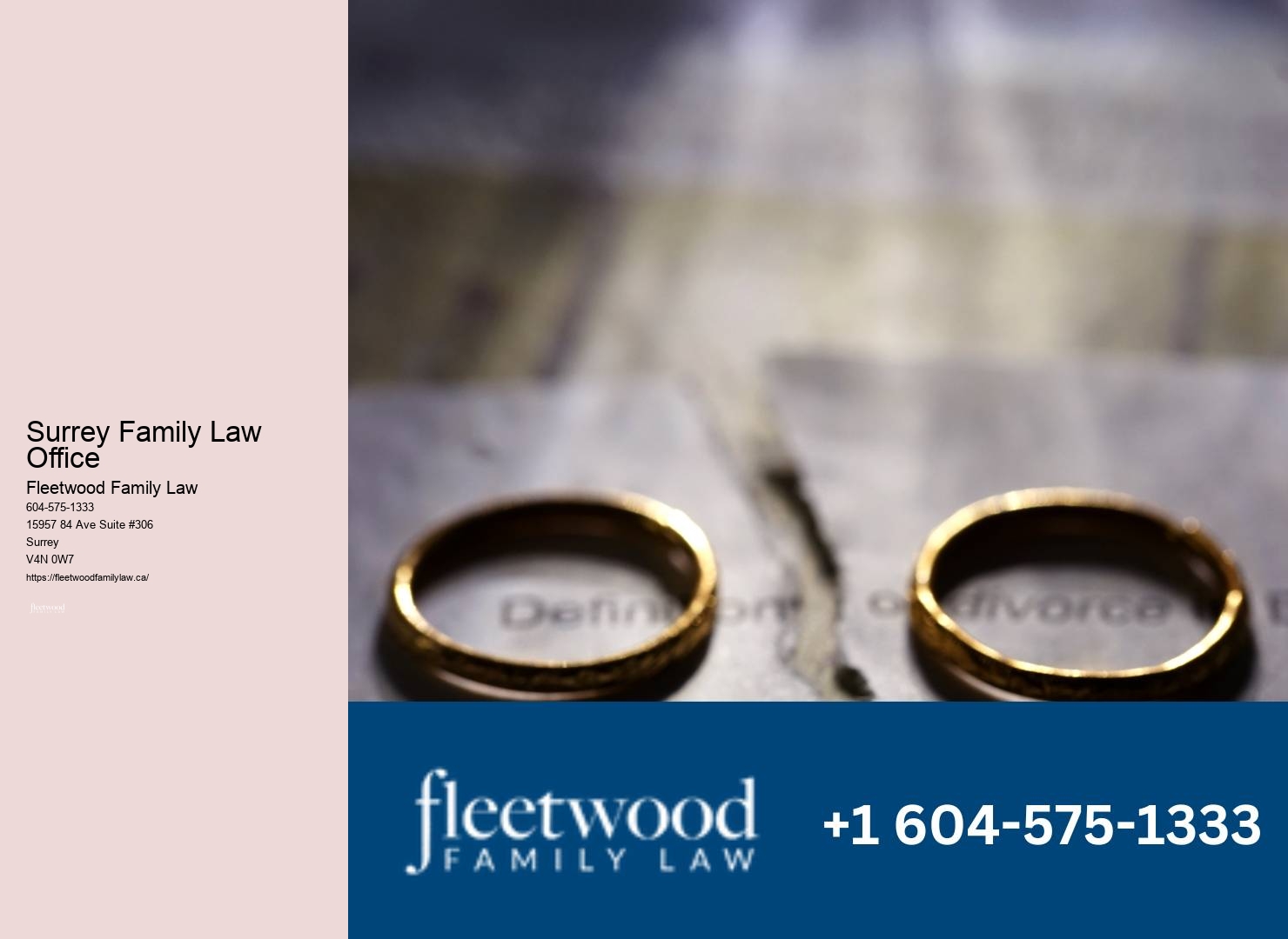Surrey Family Law Office Family Court Lawyer
