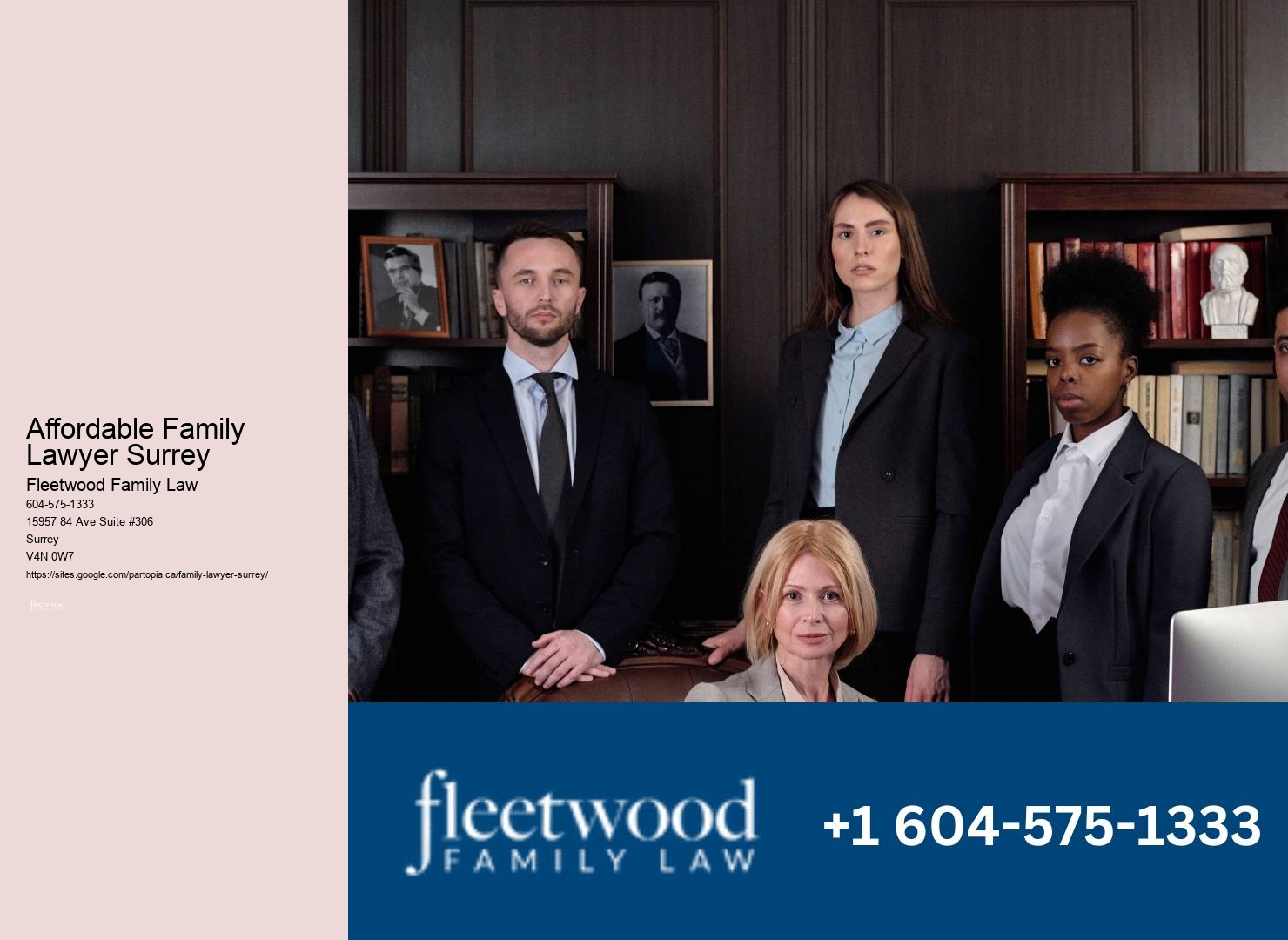 Affordable Family Lawyer Surrey Family Law Services Provider