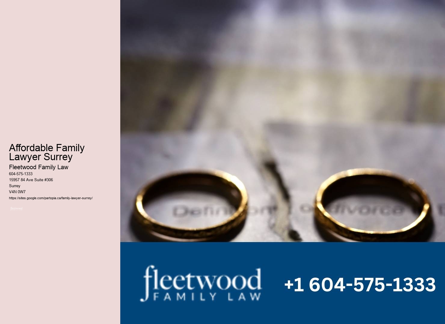 Affordable Family Lawyer Surrey Spousal Support Lawyer