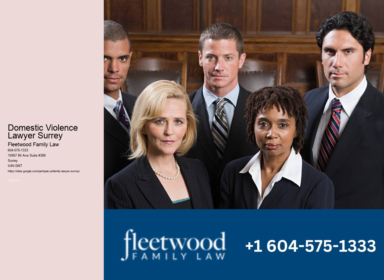 Family Law Services Domestic Violence Lawyer Surrey