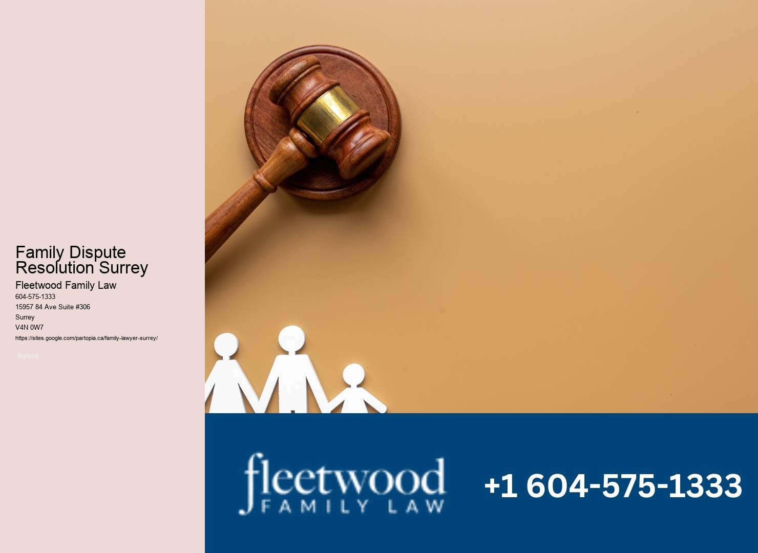 Family Dispute Resolution Surrey Spousal Support Help
