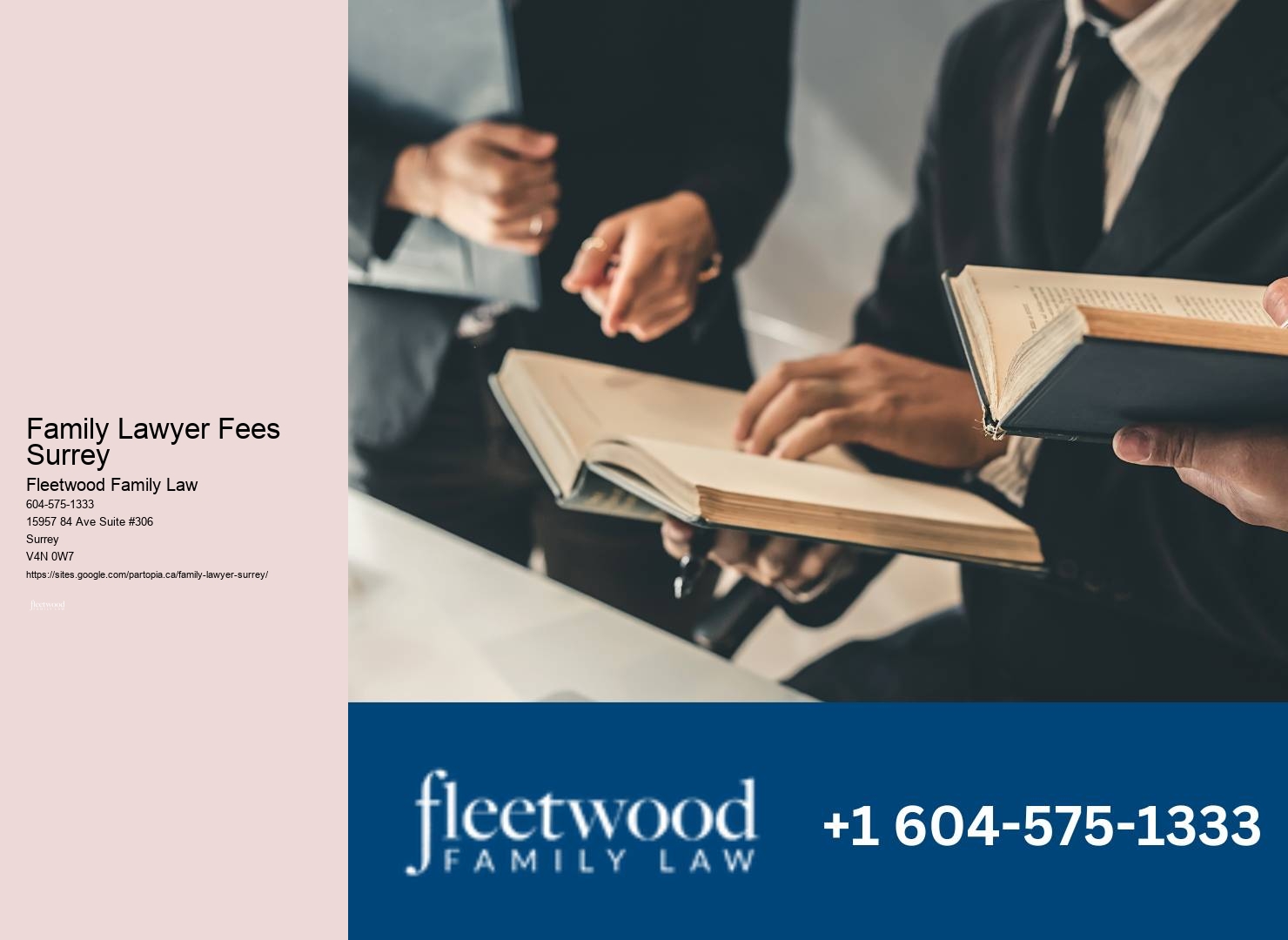 Family Lawyer Fees Surrey Child Support Services