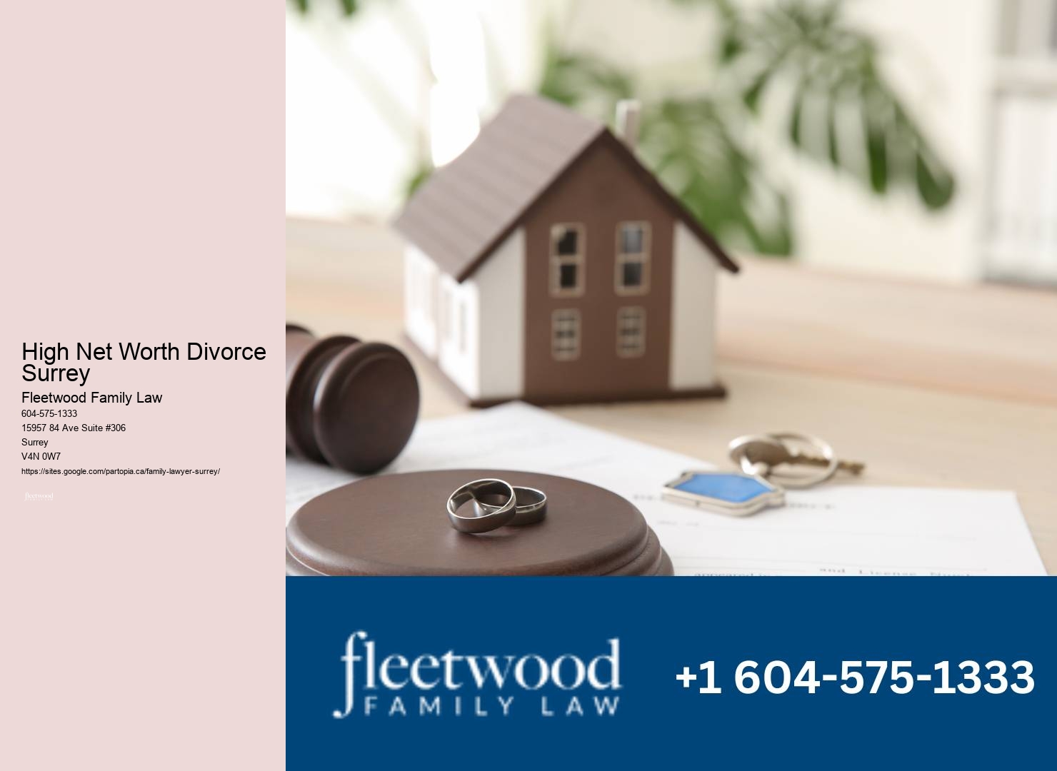 Reputed Family Lawyer Services in High Net Worth Divorce Surrey