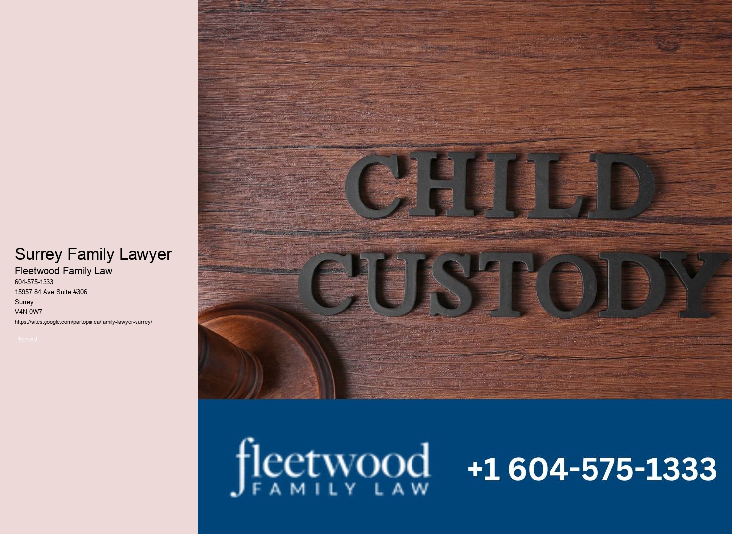 Surrey Family Lawyer Divorce Negotiation
