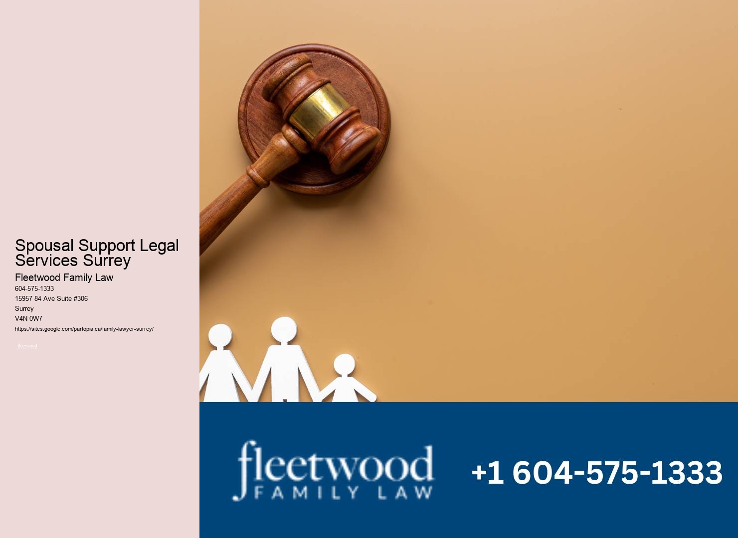 Spousal Support Legal Services Surrey Child Support Help