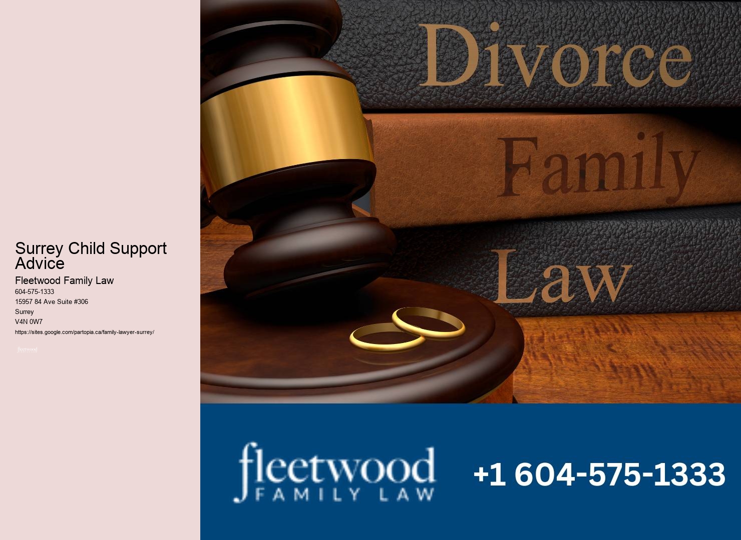 Family Law Help Surrey Child Support Advice