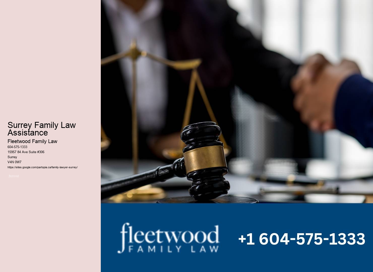 Surrey Family Law Assistance Child Support Services
