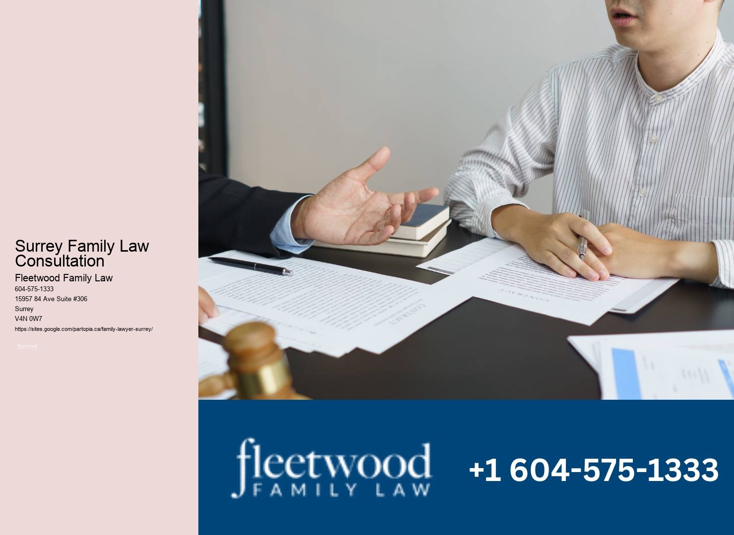 Surrey Family Law Consultation Family Legal Representation