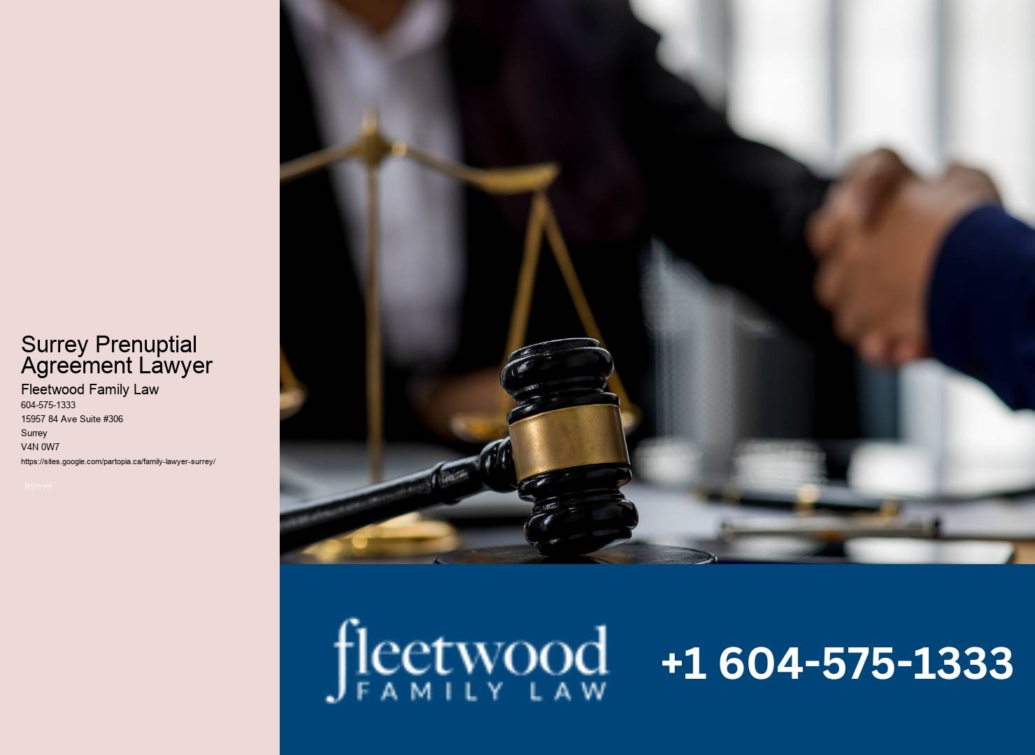 Efficient Surrey Prenuptial Agreement Lawyer Family Legal Assistance