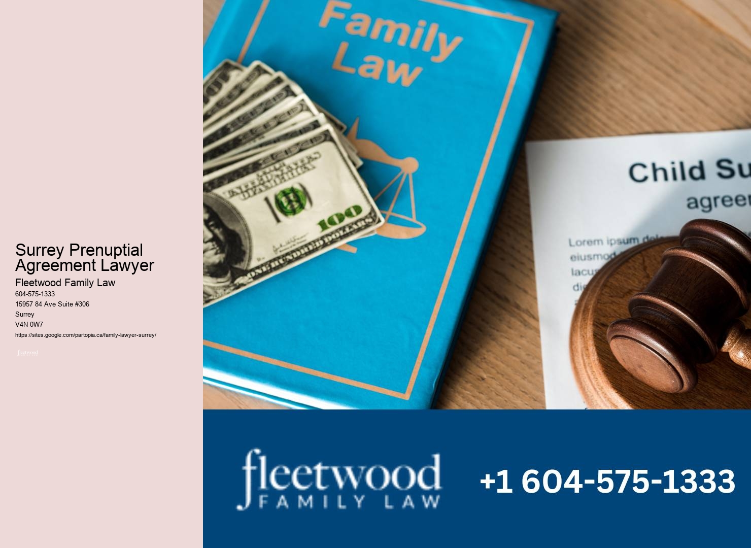 Skilled Family Attorney Surrey Prenuptial Agreement Lawyer