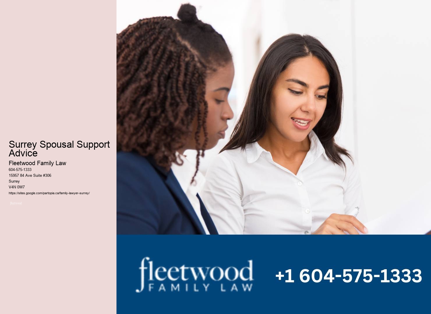 Surrey Spousal Support Advice Domestic Violence Attorney