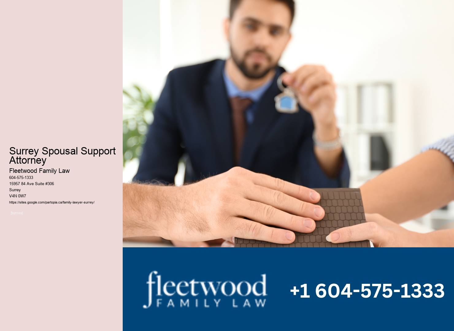 Surrey Spousal Support Attorney Family Law Assistance Provider