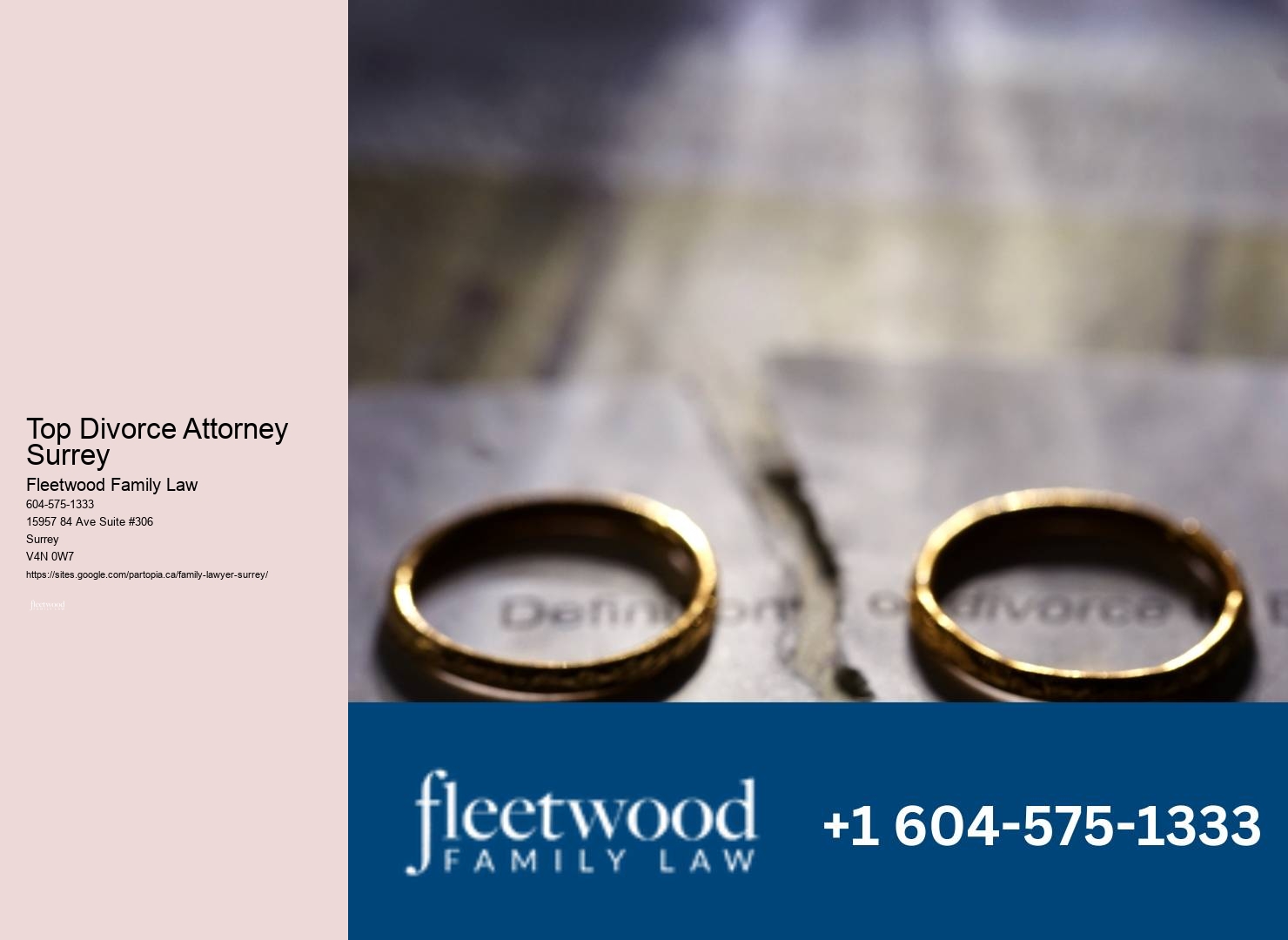 Compassionate Top Divorce Attorney Surrey Family Law Services