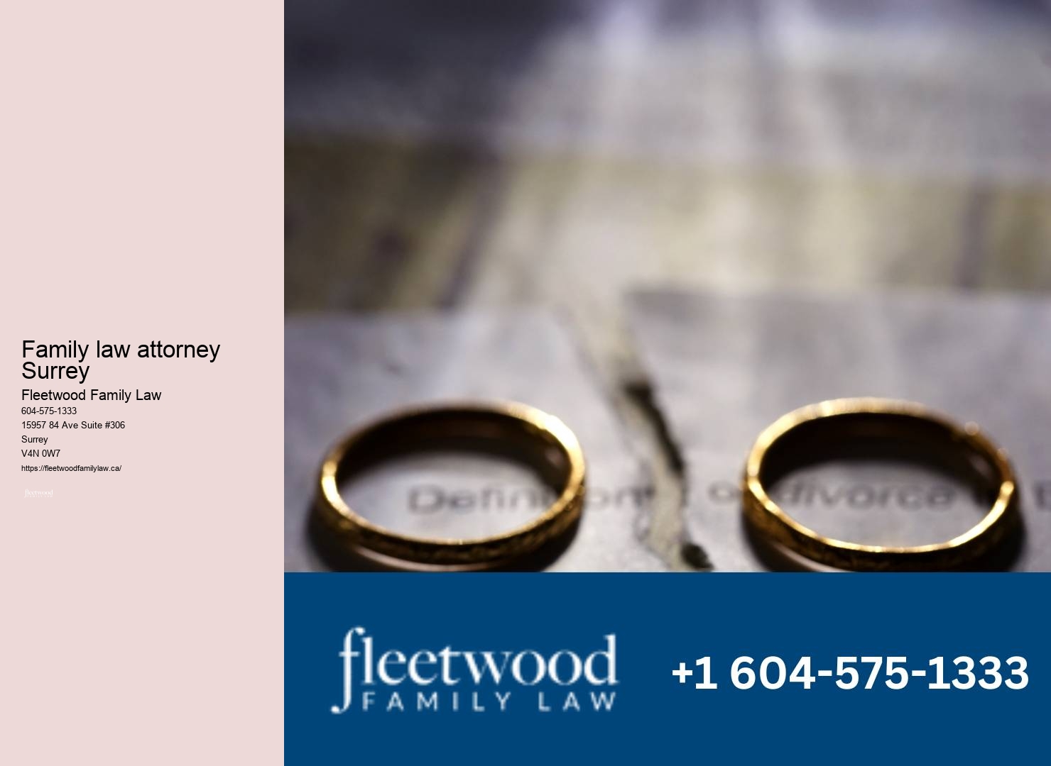 Professional Family Law Counsel Surrey BC