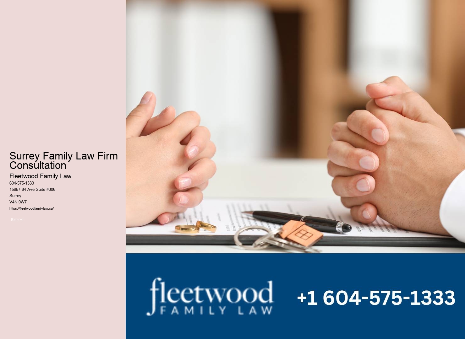 Family law representation and assistance Surrey