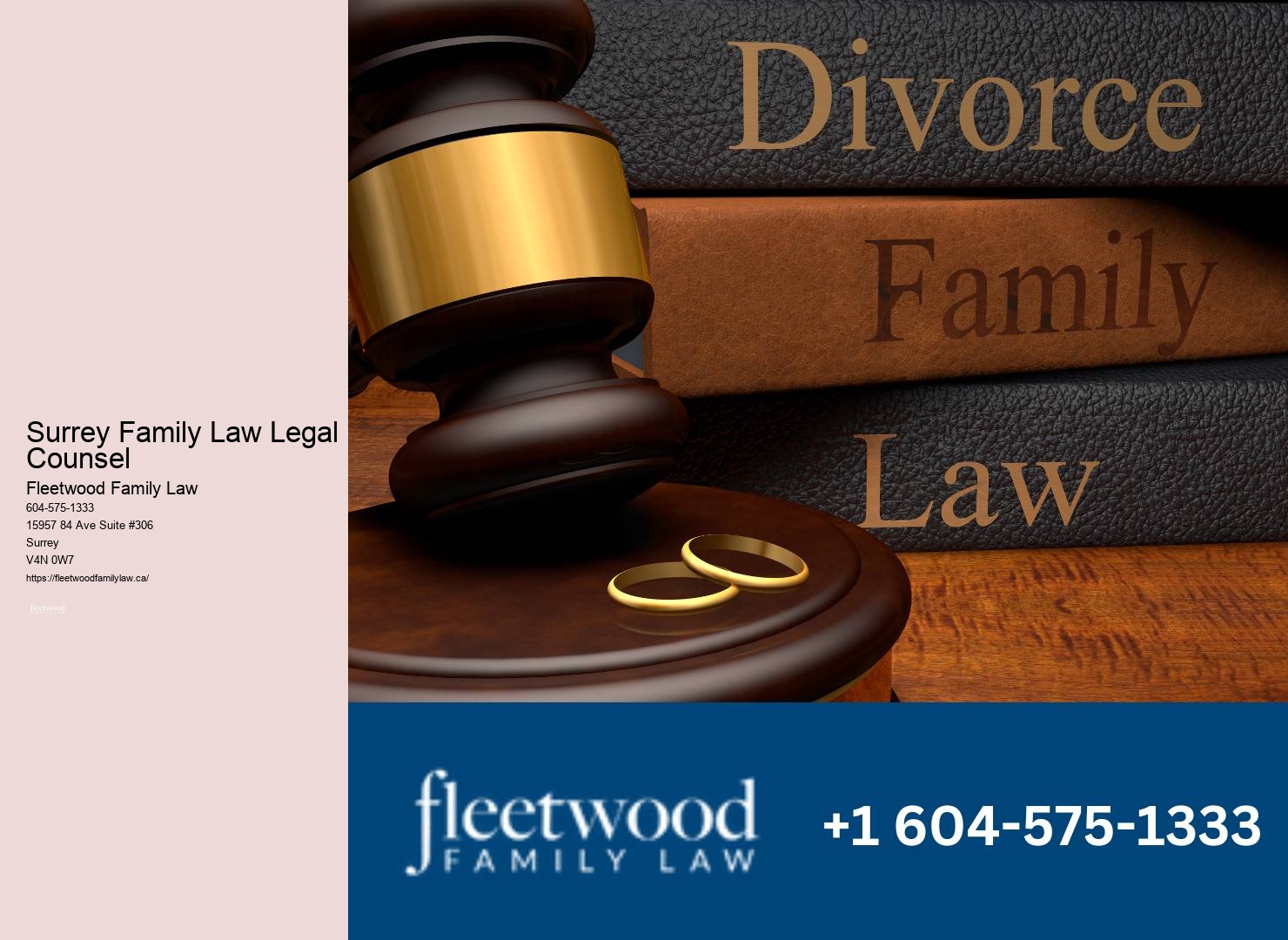 Family law counsel Surrey