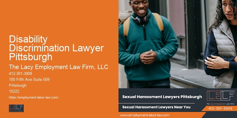 Sexual harassment law firm Disability Discrimination Lawyer Pittsburgh