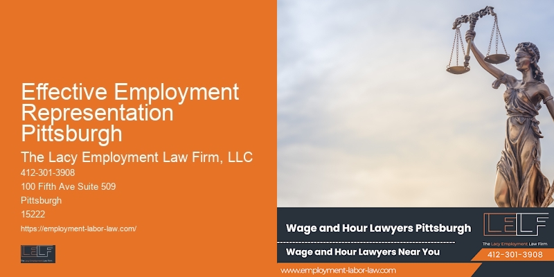 Effective Employment Representation Pittsburgh Workplace Rights Lawyers