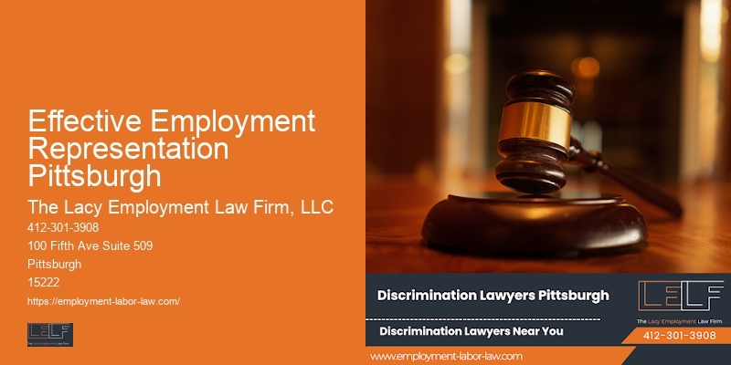 Effective Employment Representation Pittsburgh Wrongful Termination Lawyers