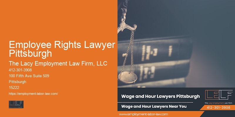 Employment Law Advisor in Employee Rights Lawyer Pittsburgh
