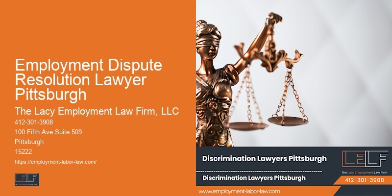 Employment Dispute Resolution Lawyer Pittsburgh Equal Pay Lawyers