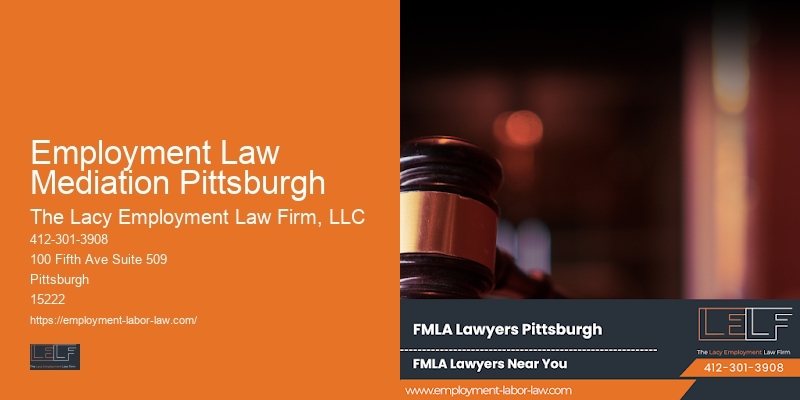 Workplace discrimination legal services Employment Law Mediation Pittsburgh