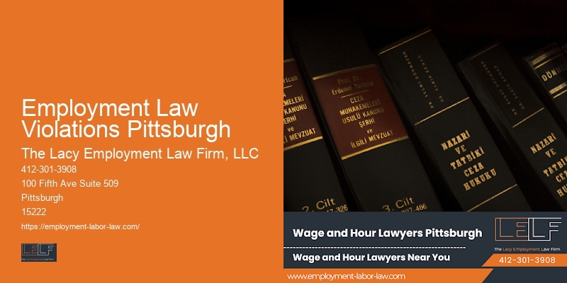 Employment Law Violations Pittsburgh employment discrimination attorney