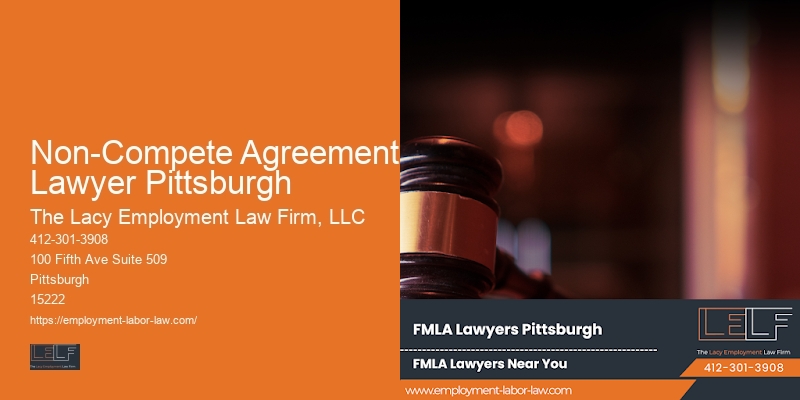 Wrongful termination lawyer Non-Compete Agreement Lawyer Pittsburgh PA