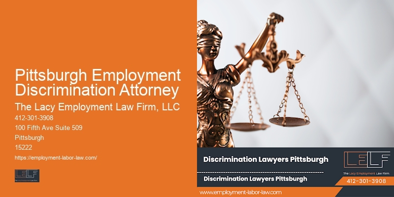 Employment law advice for employees Pittsburgh Employment Discrimination Attorney