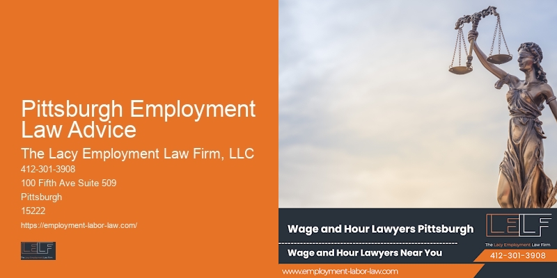 Pittsburgh Employment Law Advice employment discrimination attorney