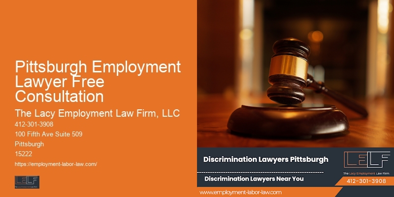 Pittsburgh Employment Lawyer Free Consultation employment litigation attorney