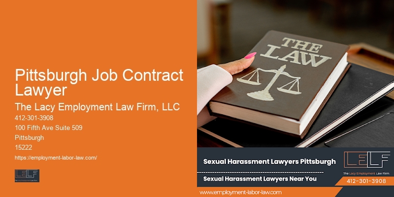 Employment Law Practice in Pittsburgh Job Contract Lawyer