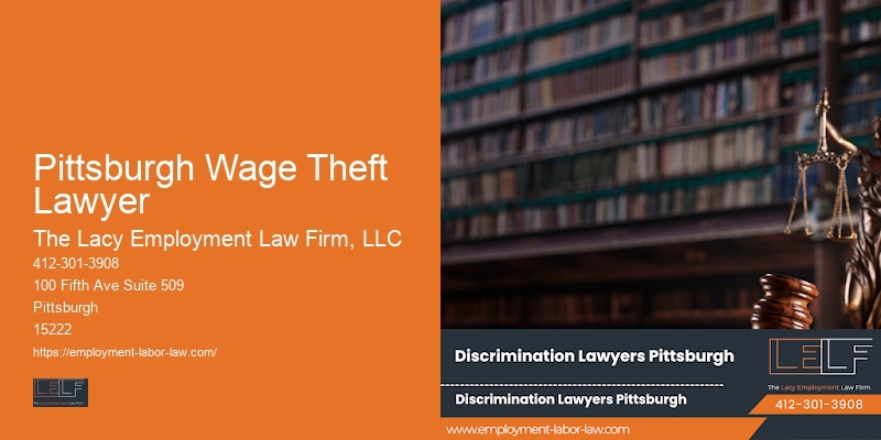 Employment law consultation Pittsburgh Wage Theft Lawyer