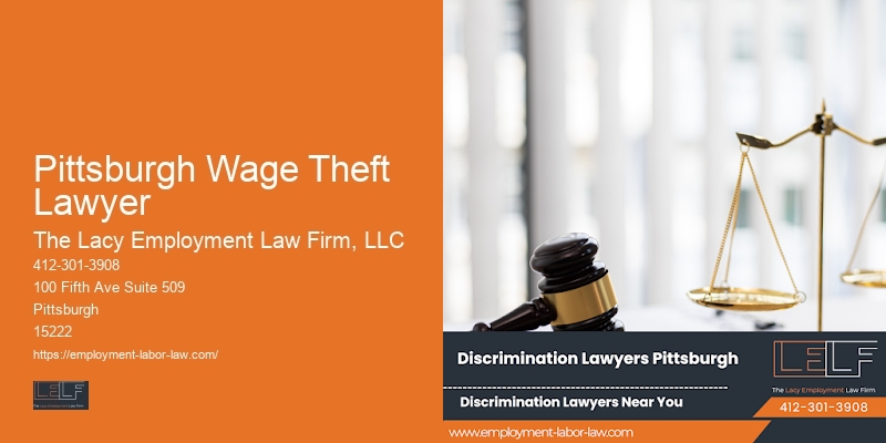 Pittsburgh Wage Theft Lawyer whistleblower protection lawyer