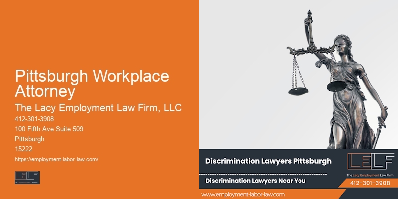 Pittsburgh Workplace Attorney workplace discrimination legal advice