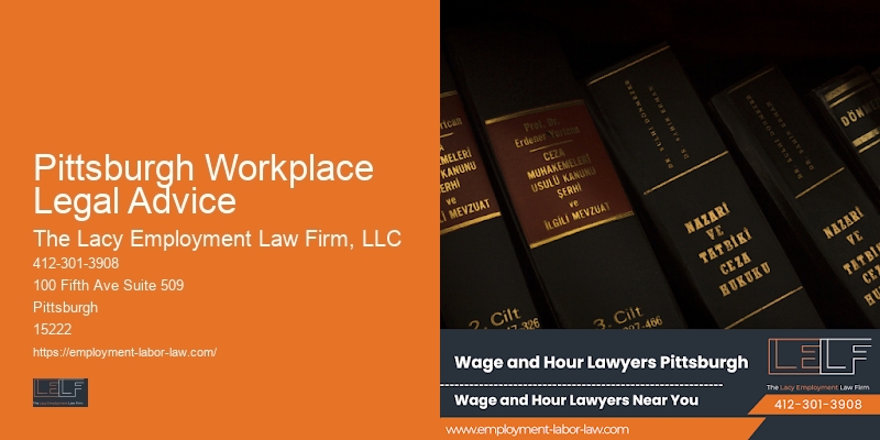 Attorney for Employment Disputes Resolution in Pittsburgh Workplace Legal Advice