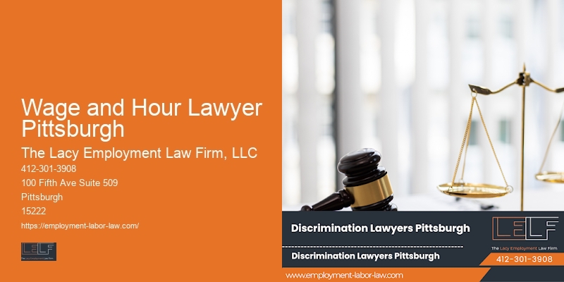 Employment Lawyers in Wage and Hour Lawyer Pittsburgh
