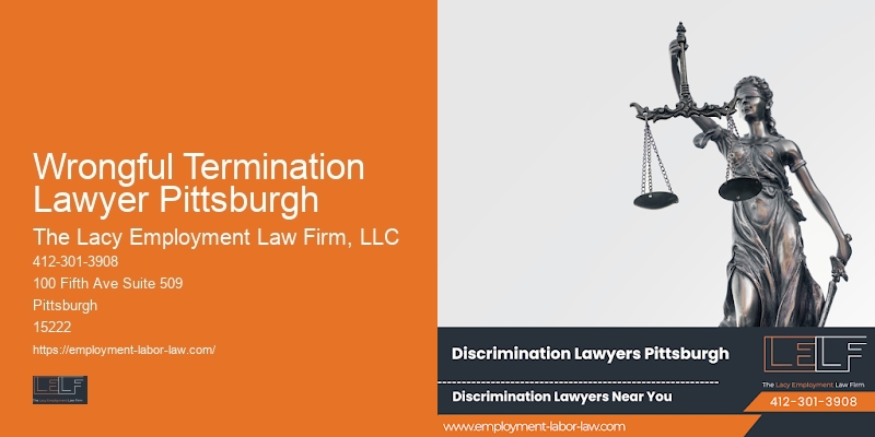 Legal expert for Wrongful Termination Lawyer Pittsburgh employment law