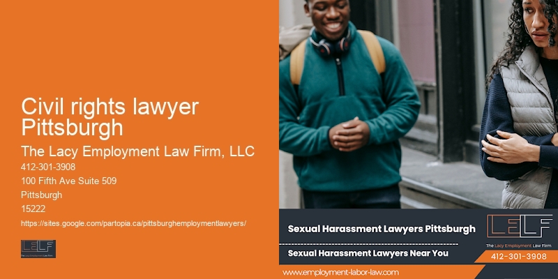 Wrongful termination lawyer Civil rights lawyer Pittsburgh PA