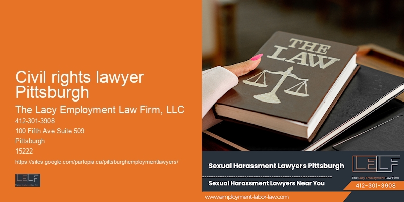 Lawyer for Employment Conflict Resolution in Civil rights lawyer Pittsburgh
