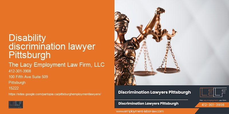 Disability discrimination lawyer Pittsburgh Workplace Dispute Lawyers