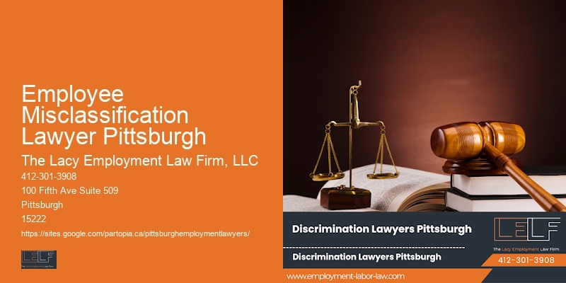 Employee Misclassification Lawyer Pittsburgh employment legal aid