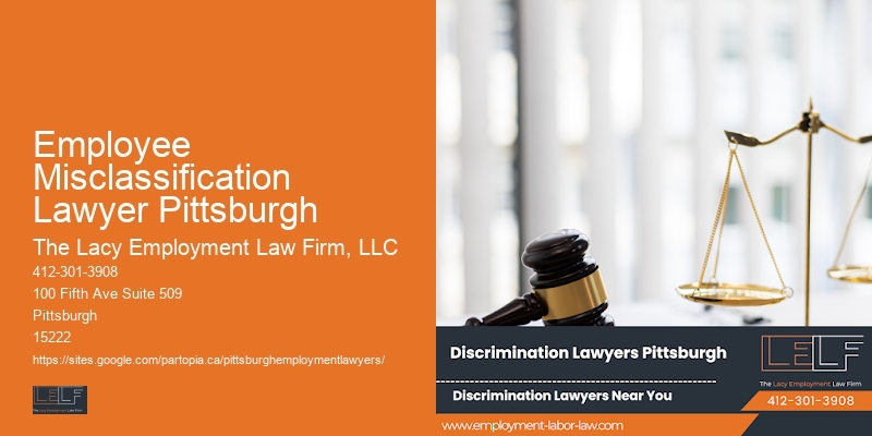 Discrimination Lawyers in Employee Misclassification Lawyer Pittsburgh