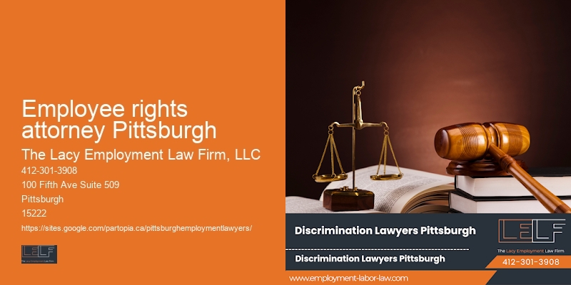 Sexual harassment attorney Employee rights attorney Pittsburgh PA